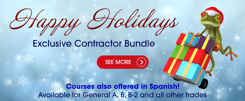 December 2025 Contractor License Promotion