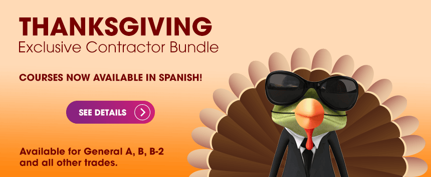 November 2025 Contractor License Promotion