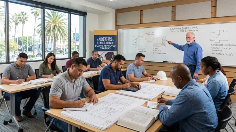 Studying for contractor license from home with live online CSLS classes