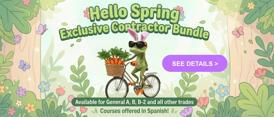 April 2026 Contractor License Promotion