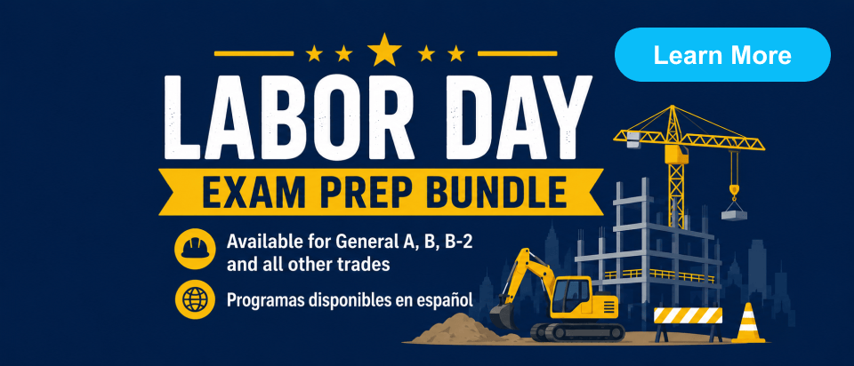 Labor Day 2026 Contractor License Exam Prep Bundle Promotion