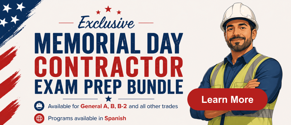 May 2026 Contractor License Promotion
