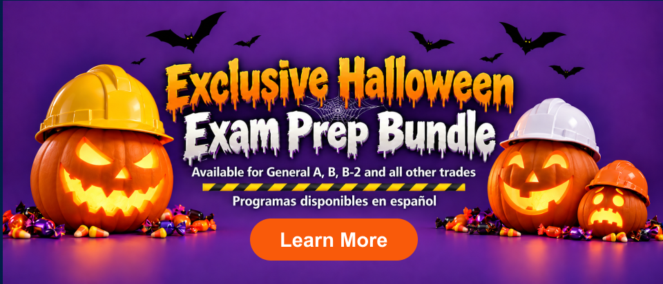 Halloween 2026 Contractor License Exam Prep Bundle Promotion