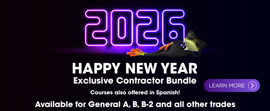 New Year 2026 Contractor License Promotion